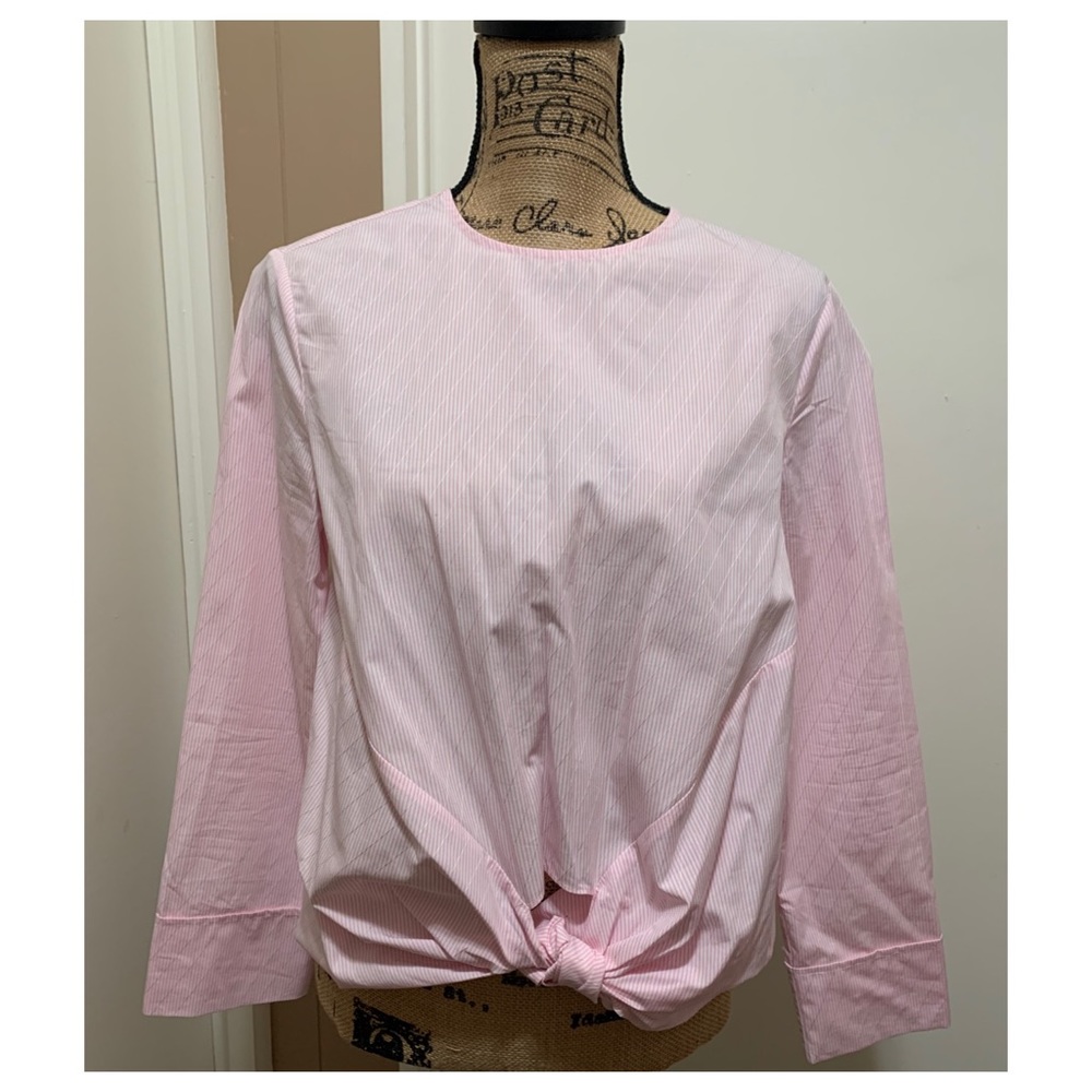 Antonio Melani Vertical Stripped Sabrina Blouse